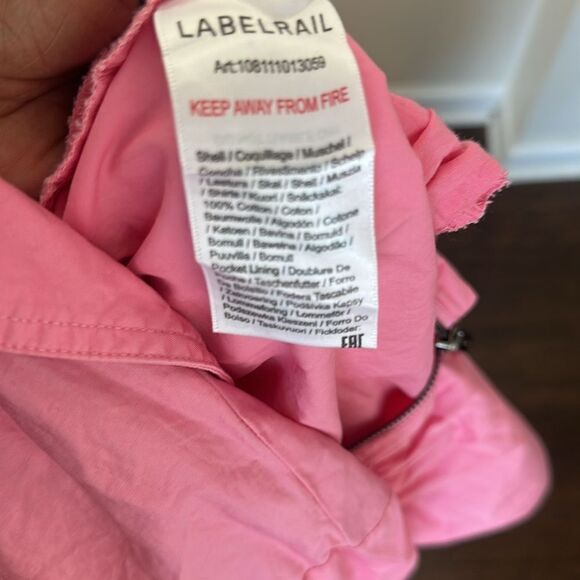 Labelrail x Juliette Foxx organza zip-through boilersuit in pink 12 - Picture 8 of 9